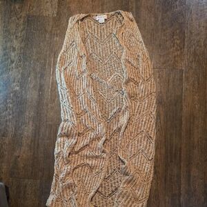 Ariat Brown Knit Maxi Vest
